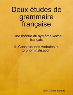 Deux études de grammaire française