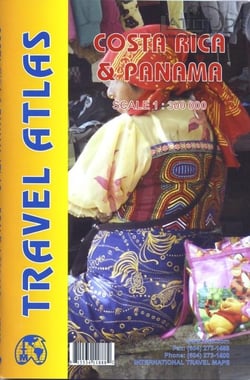COSTA RICA & PANAMA TRAVEL ATLAS