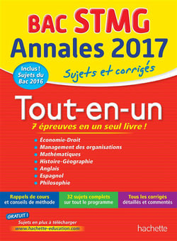 Annales bac - sujets et corrigés - le tout-en-un - terminale stmg