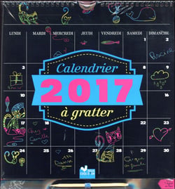 Cartes à gratter - calendrier 2017