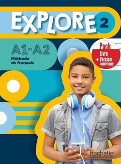 Explore 2 : pack livre + version numérique (A1-A2)