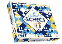 Je découvre les échecs - coffret avec plateau de jeu et méthode d'apprentissage