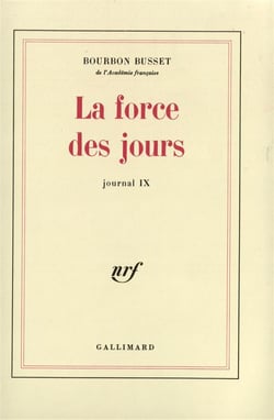 Journal - ix - la force des jours