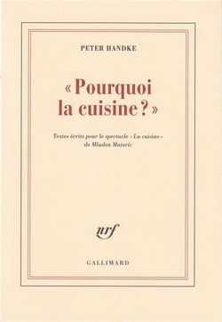 "pourquoi la cuisine ?"
