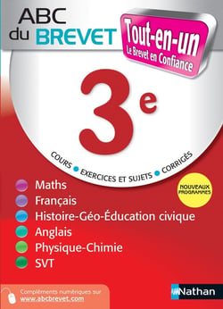 ABC DU BREVET CONFIANCE : tout-en-un - 3ème