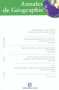 Revue annales de geographie