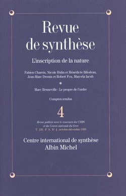 Synthese n.4 - inscription de la nature