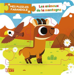 Mes puzzles farandole : Les animaux de la montagne