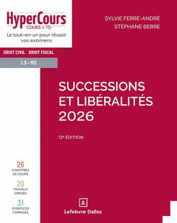 Successions et libéralités (édition 2026)