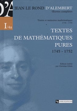 Oeuvres complètes de jean le rond d'alem
