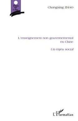 L'enseignement non gouvernemental en Chine - un enjeu social