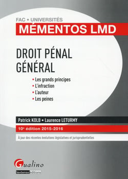 Droit Penal général.
