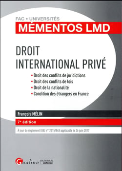 Droit international privé (7e édition)
