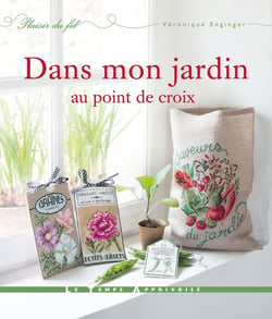 Dans mon jardin au point de croix