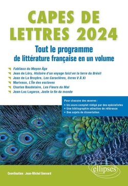 CAPES de lettres 2024 : tout le programme en un volume