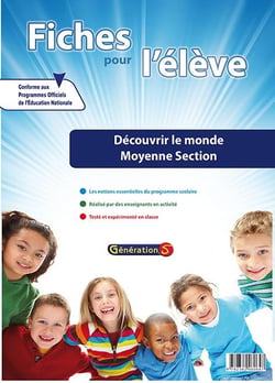 Fiches pour l'élève : Découvrir le monde MS