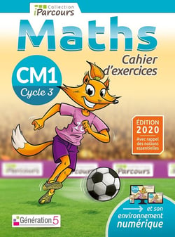 IParcours : maths - CM1 - cahier d'exercices (édition 2020)