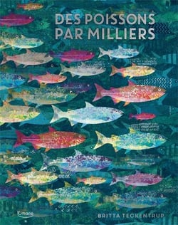 Des poissons par milliers - avec de la dorure et de l'embossage en couverture