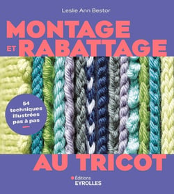 Montage et rabattage au tricot