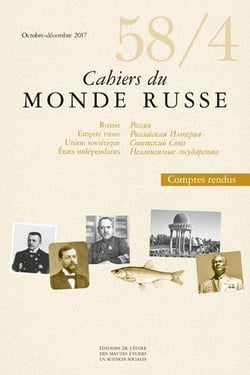 Cahiers du monde russe et soviétique n.58/4
