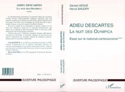 Adieu Descartes, la nuit des olympica - essai sur le national-cartesianisme