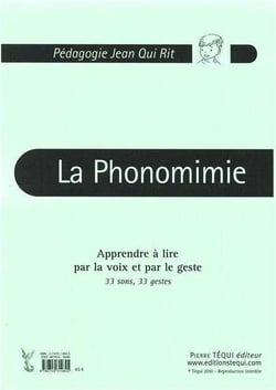 JQR - La phonomimie (grand format) : Apprendre à lire par la voix et par le geste