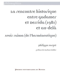 La rencontre historique entre Gadamer et Derrida (1981) et au-delà
