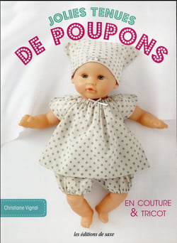 Jolies tenues de poupons - en couture et tricot