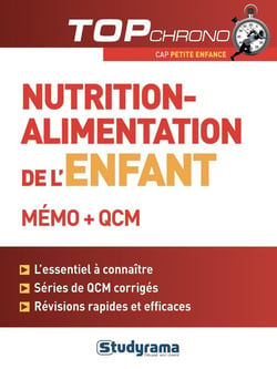 Nutrition-alimentation de l'enfant - mémo et qcm