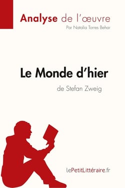 Le monde d'hier de Stefan Zweig