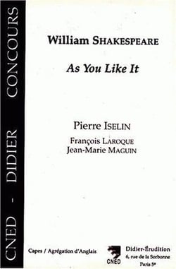 William shakespeare, as you like it