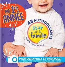 Ma 1re année - 48 autocollants pour le ventre de bébé