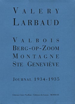 Journal 1934-1935 - valbois - berg-op-zoom - montagne ste geneviève