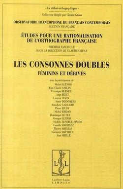 Les consonnes doubles - féminins et dérives