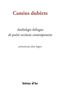 Camins duberts anthologie bilingue de poesie occcitane contemporaine