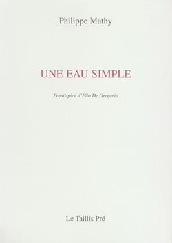 Une eau simple