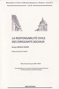 La responsabilité civile des dirigeants sociaux