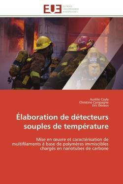 Elaboration de detecteurs souples de temperature