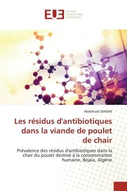 Les résidus d'antibiotiques dans la viande de poulet de chair