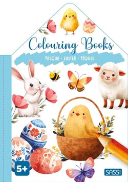 Colouring books. Pâques