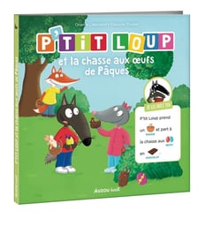 Je lis avec toi : P'tit loup et la chasse aux oeufs de pâques