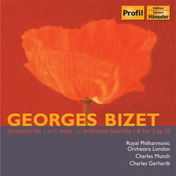 Georges Bizet : symphonie n°1, L'Arlésienne suite n°1 et n°2