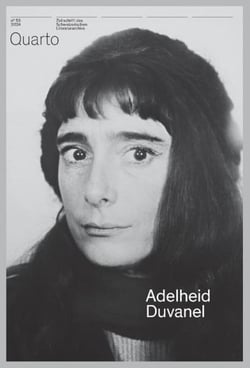 Revue Quarto n.53 : Adelheid Duvanel