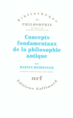 Concepts fondamentaux de la philosophie antique