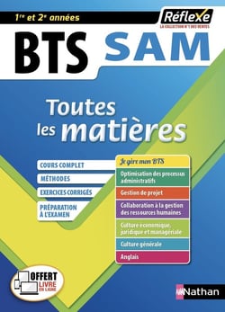 Support à l'action managériale - BTS SAM 1 et 2 (Toutes les matières - Réflexe N°9) - 2019