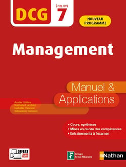DCG épreuve 7 - management - manuel et applications (édition 2020)
