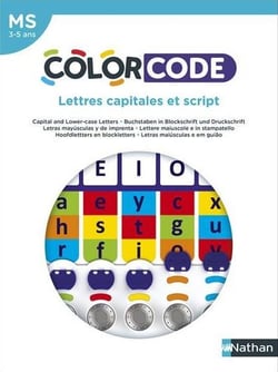 Colorcode : lettres capitales et script - MS