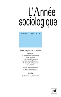Revue L'Année sociologique n.2 : sociologies de la santé (2e édition)