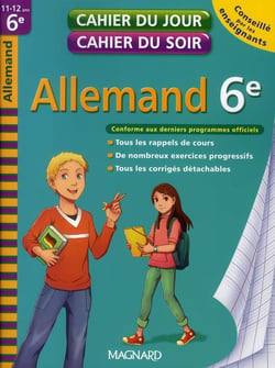 Cahiers du jour/ soir - allemand - 6ème (édition 2010)