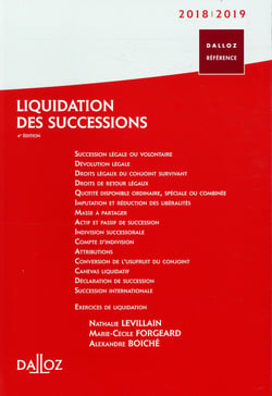 LIQUIDATION DES SUCCESSIONS 2018/19